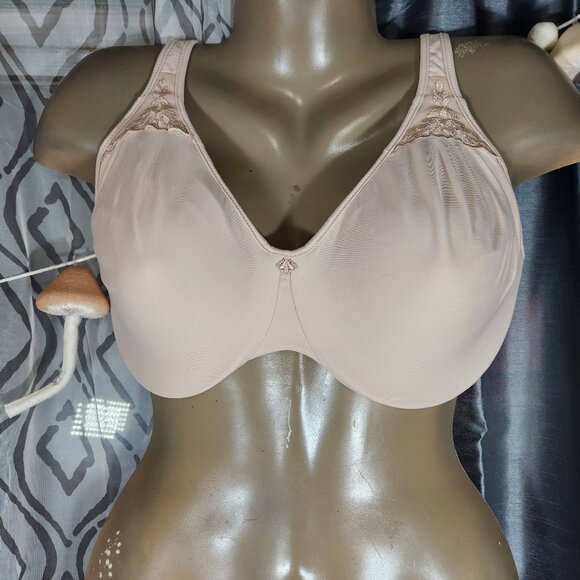 32 DDD Bali Passion For Comfort Seamless Full Coverage Underwire Minimizer Bra - Picture 1 of 2